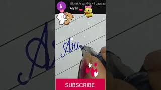 How to write the alphabet AtoZ in cursive writing.Handwriting practice #cursivehandwriting our name