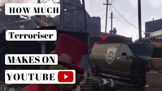 Details Terroriser - How much Terroriser makes on Youtube - YT Money Business Model Guide