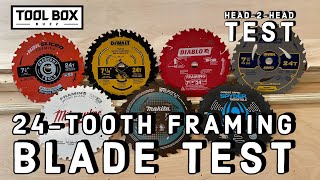 24 Tooth Framing Blade Test