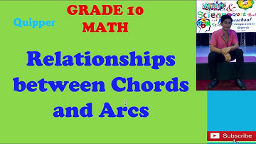 RELATIONSHIPS BETWEEN CHORDS AND ARCS