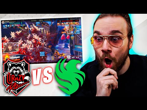 SUCH CLOSE MATCHES | CRAZY RACCON VS TEAM FALCONS | OVERWATCH CHAMPIONSHIP SERIES (SEMIFINALS)