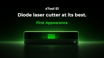 xTool S1 First Appearance! World Best Enclosed Diode Laser Cutter!