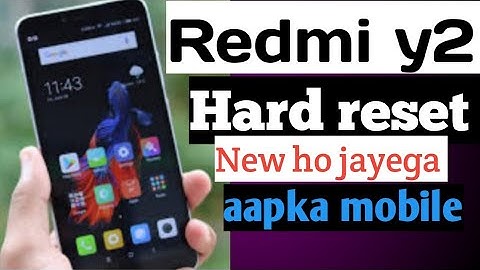 Hard reset redmi y2__mi y2 hard reset kaise kare shikh lo__hard reset || #Hindustani_trick