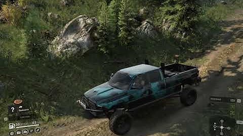 Snow Runner mp mods test and rock crawling! #rockcrawler #chevy #mods #snowrunner