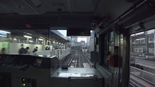 [前面展望]JR東日本山手線 新宿→外回り一周→新宿 [cab view]JR-East Yamanote Line (outer loop round)