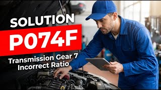 How To Fix P074F OBD II Error Code - Transmission Gear 7 Incorrect Ratio