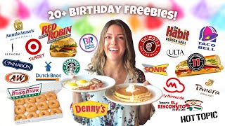 Over 20 Food and Retail Birthday Freebies To Grab! What They Are & How To Get Them. 🎁 Adara Unboxed screenshot 3