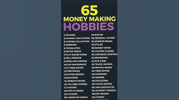 65 Money Making Hobbies Video #shorts #hobbies #money
