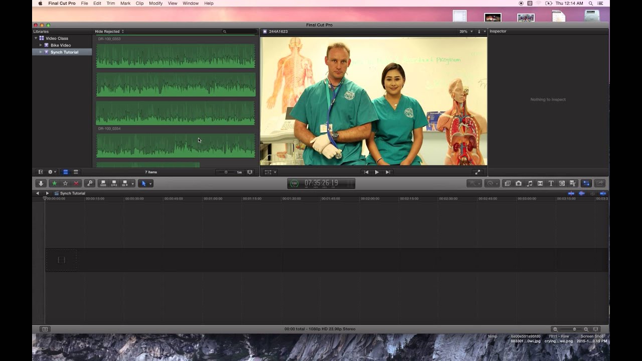 How to Auto-Synch Audio in Final Cut Pro X