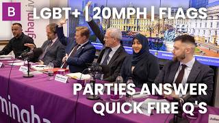 Party leaders and candidates answer quick-fire questions ahead of local elections