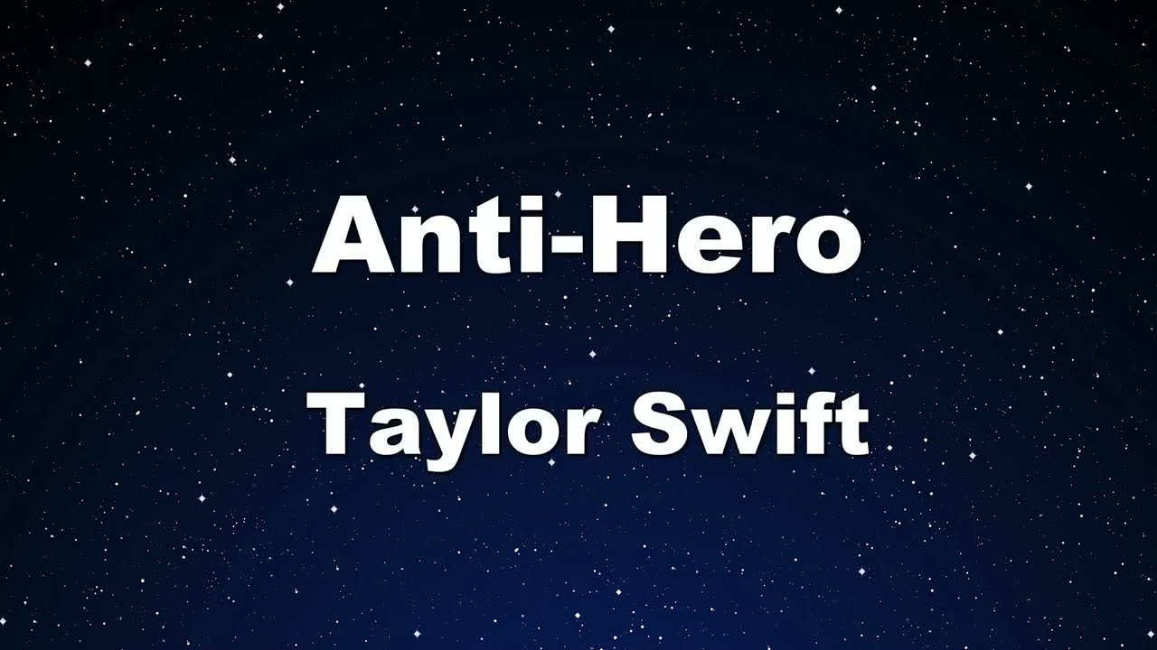 Karaoke♬ Anti-Hero - Taylor Swift 【No Guide Melody】 Instrumental