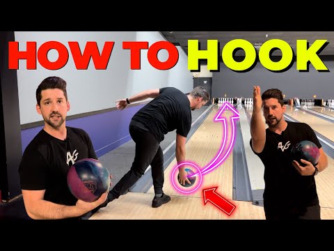 How To HOOK A Bowling Ball For Beginners