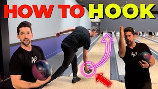 How To HOOK A Bowling Ball For Beginners