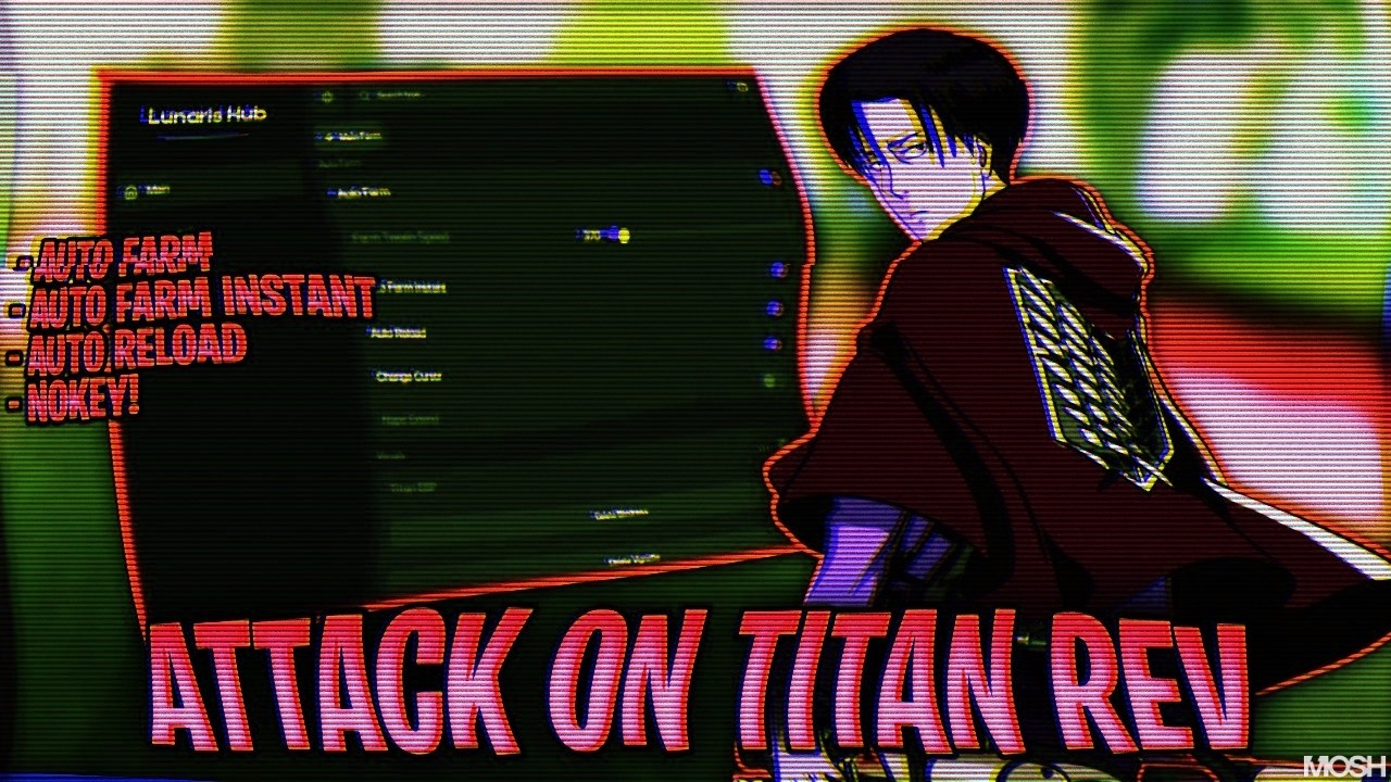 【AOT[プロフ欄必読]】 OP* ATTACK ON TITAN REVOLUTION SCRIPT - UPDATE 4 | NO KEY | (AUTO