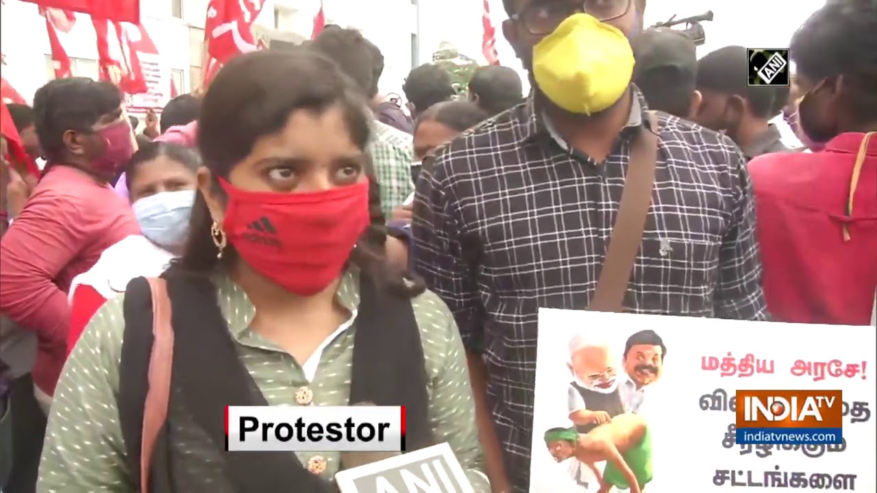 Farm bills: Congress, CPI (M) stage protest in parts of country