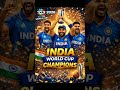 India T20 World Cup 2026 Champion 🏆🇮🇳 | Historic Victory | India World Cup Winning Moment #vairal