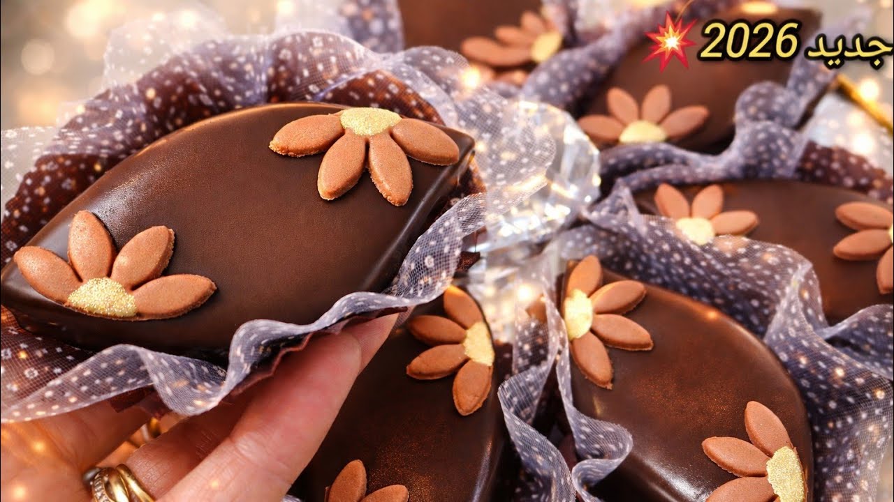 سجليها للعيد #جديد_حلويات_العيد2026💥صابلي شكولاطة هبلو عليها ضيافي حسبوها باتيسري راح تدري بيه حالة
