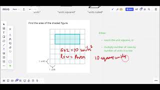 Area of a rectangle on a grid