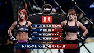 Lena Tkhorevska vs Angela Lee - ONE: Spirit Of Champions FULL FIGHT