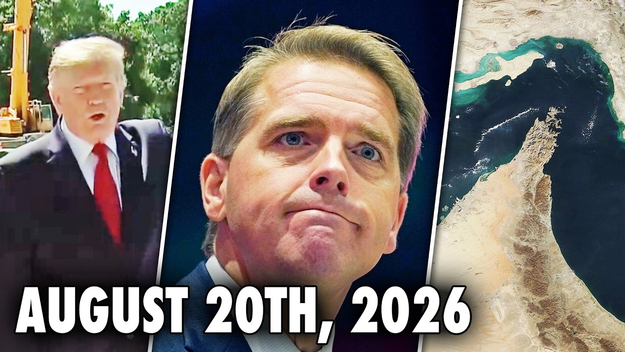 Trump Brags About WH Renovations, Scott Jennings Applies for Job With Trump, Iran Update (8/20/26)
