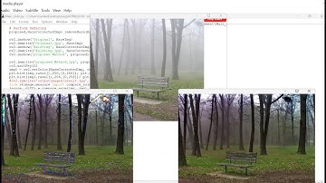 A fast and effective vision enhancement method for single foggy image || Python Projects ||