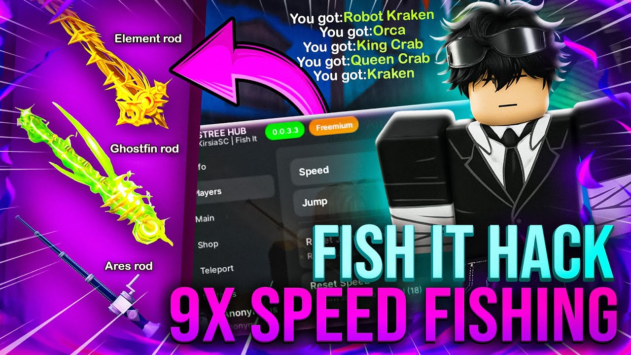 Fish It HACK SCRIPT Gui *NO KEY* - AUTO FARM, 9X SPEED FISHING, FREE ...