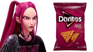 Kpop Demon Hunters 🏹😈 Characters And Their Favorite Snacks, Drinks & More! | Mira, Rumi, Jinu, Zoey screenshot 5