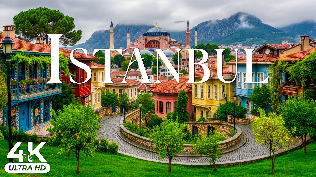 Istanbul 4K UHD Relaxation Scenic | Bosphorus Light, Layered City & Timeless Calm Atmosphere