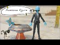 Fortnite Human Bill Serie EMOTE – Figura Articulada De 4 Pulgadas Con Vehiculo Lil Saucer Emote Y Accesorio De Corte Volador