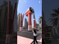 Massive Dyson Installation Takes Over Dubai Skyline! 🏙️✨ #FOOH