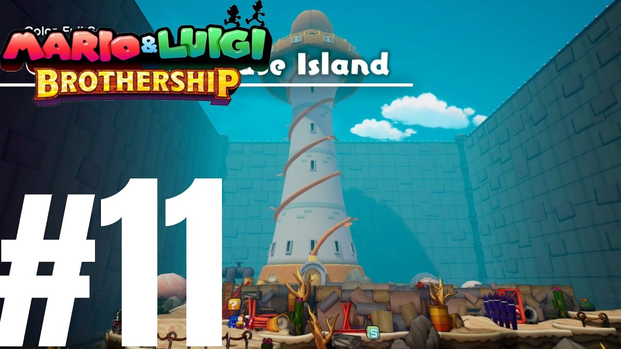 Color-Full Sea Great Lighthouse Island - Mario and Luigi Brothership ...