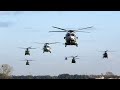 4k awesome arrival military helicopters in front of the crowd  falcon autumn at ossesluis