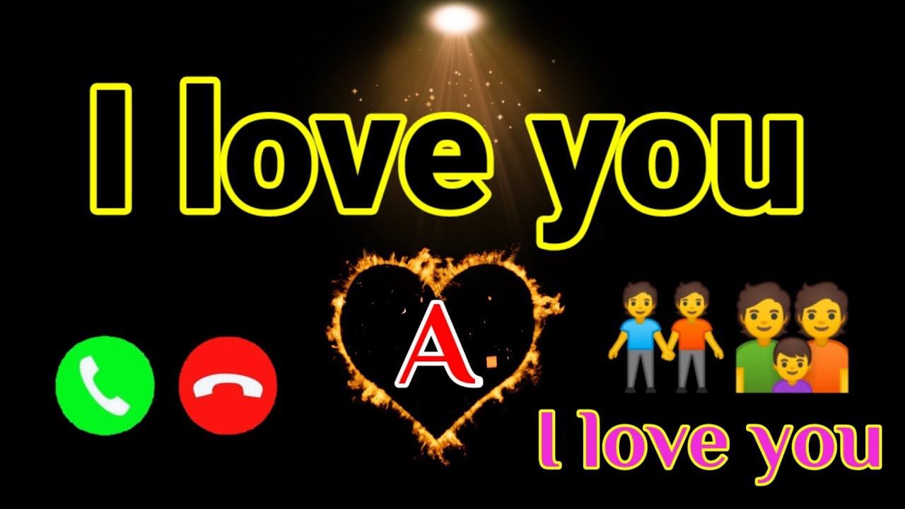 I love You Janu Please Pick Up The Phone/love you so much name ringtone/free  ringtone