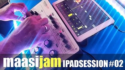 Animoog sequenced by Fugue Machine - maasijam ipadsession #02