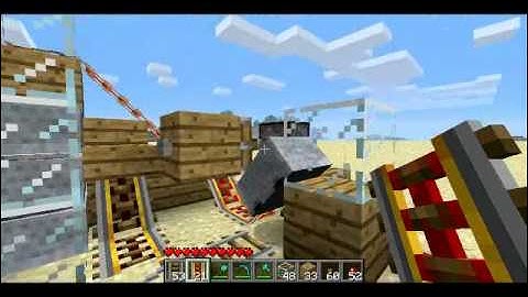 6x5x4 Pez-Style Minecart Station with Pistons