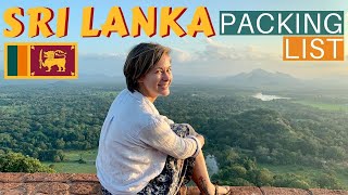 Sri Lanka Carry-On Packing List: Women's Minimalist Essentials