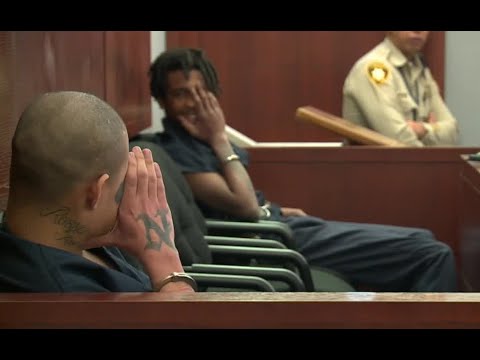 Las Vegas teens accused of killing retired police chief laugh, flip off victim’s family in court