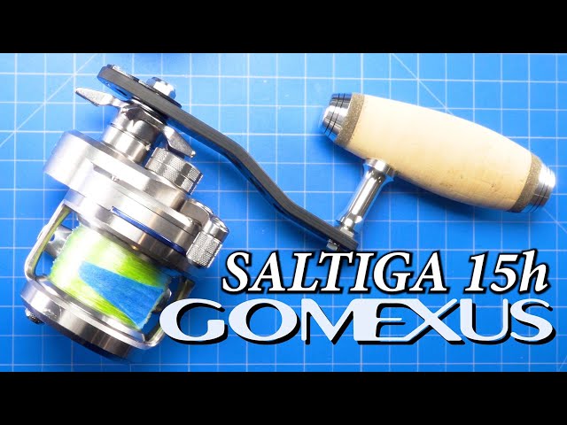 Gomexus Cork T-Bar Handle and Carbon Arm Slow Pitch Jigging Reel