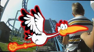 WORLDS ONLY funny roller coaster, Tranan, Skara Sommarland, Sweden by IsJaNa 735 views 4 years ago 2 minutes