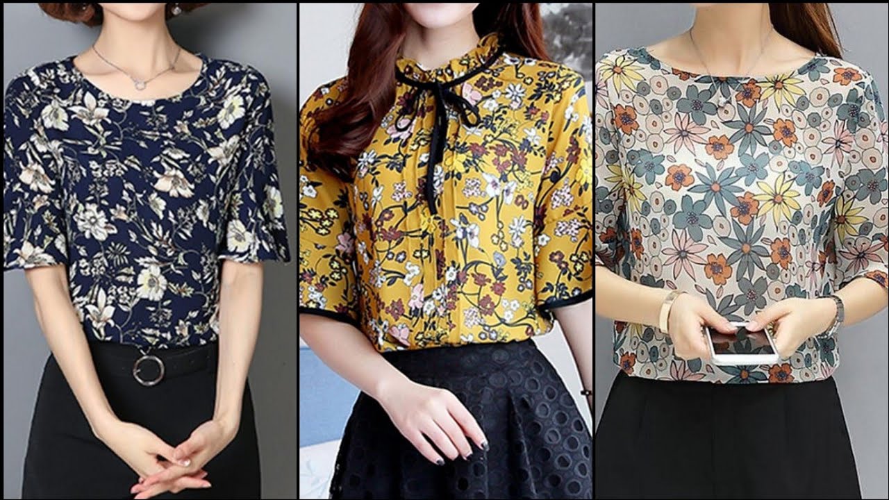 Most Beautiful Printed Blouse /Shirts Design For Stylish Girls 2020 Styles