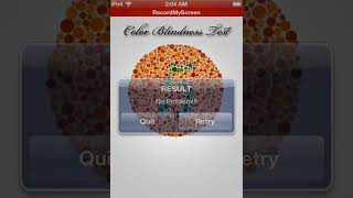 (MY FIRST VIDEO OF JUNE 2026/UNREUPLOAD) Color Blind Test - (iOS App) - Full Gameplay