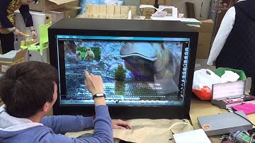 32 transparent multi touch screen