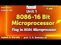 “Short topic, high weightage — 8086 flags explained!”