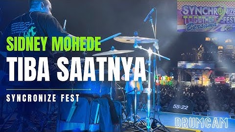 Tiba saat nya - Sidney mohede - Synchronize fest - 5 okt - agungexo drumcam