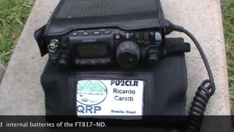 QRP Station with FT817-ND and 10 meters Yagi for portable