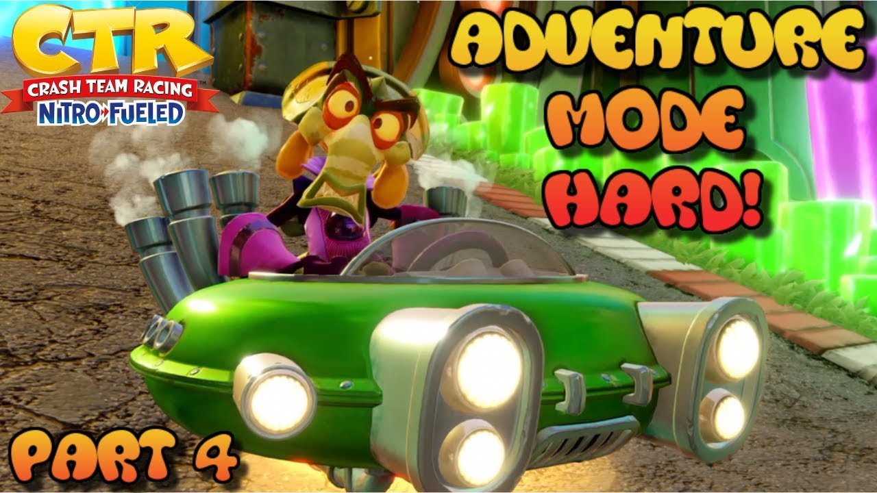 CTR NF ADVENTURE MODE HARD WALKTRHOUGH PART 4 - BEATING OXIDE