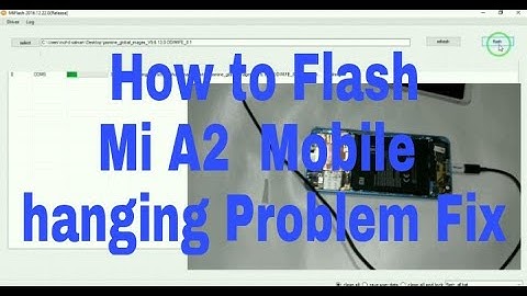 Mi A2 Flash hang on logo Problem solution and auto restart Problem Solution  Restarting [Test Point]
