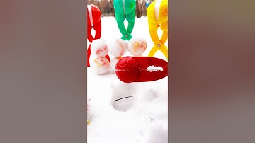 This is how you make the PERFECT❄️ DoubleSnowBall☃️❄️#snow