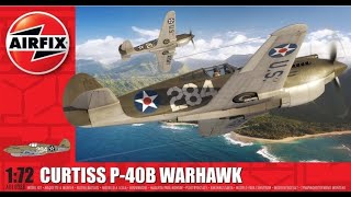 Curtiss P40B Warhawk Airfix Cz1.