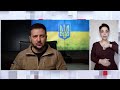 Звернення президента України Володимира Зеленського за підсумками 58-го дня війни (жестовою мовою)